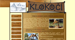 Desktop Screenshot of pension-klokoci.cz